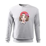 Poki Sudadera Blanco Unisex Size M