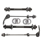 MOONDKIST Bike Quick Releases Set, 1 Pair MTB Quick Release Bicycle Hub Road Mountain Bike Front & R