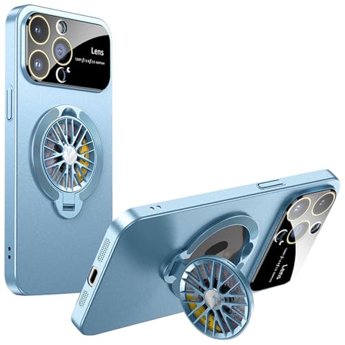 Coque iPhone 15 Pro magnétique avec protection d'objectif photo intégrée et dos mat