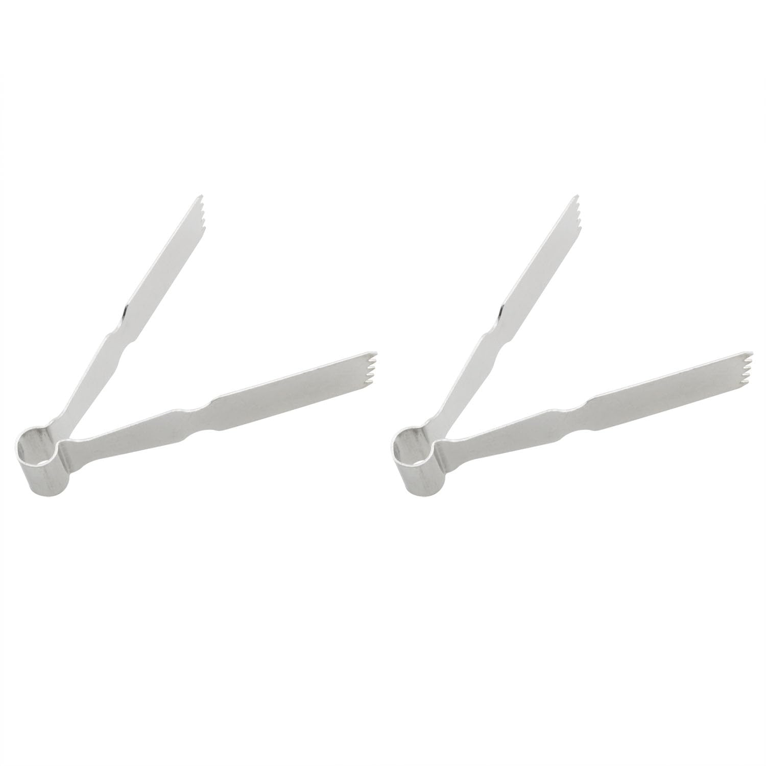 HJGarden 2PCS Stainless Steel Pastry Mold Flower Tongs Baking Tools Professional Maqqash Maamoul Tweezers Baking Crimper Tool for Decorating and Sealing Shakarbura, Maamul, and Pie Crusts