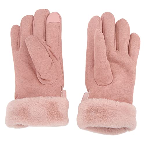 Calentador de manos rosa para esquí y caminar al aire libre con pantalla táctil USB 6