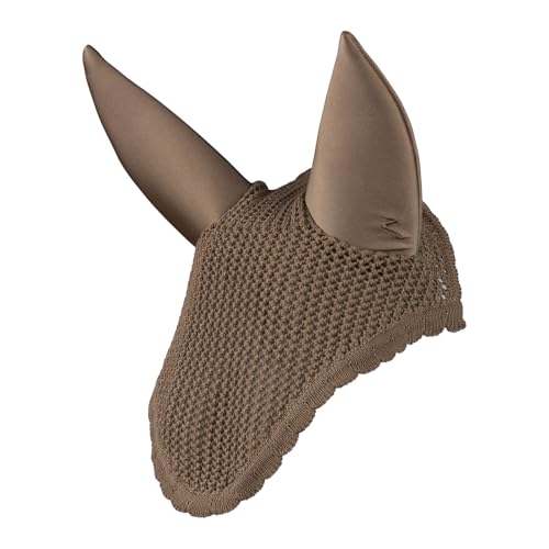 Horze Marquess Crochet Horse Ear Bonnet, Light Horse Fly Mas