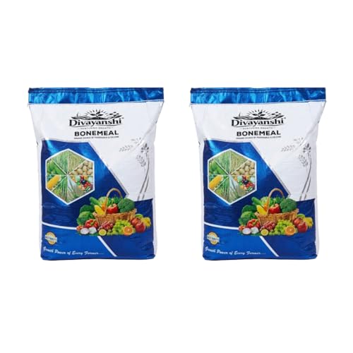 Image of Divayanshi Bone Meal Fertilizer for Plants | Organic Powder for Strong Root Growth & Flowering | Rich in Phosphorus & Calcium | Ideal for Garden, Pots & Lawns (All Plants Use)- 10kg