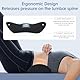 YUGEVRA Ergonomisches Lendenstützkissen aus Memory-Schaum, Auto-Rückenstützkissen & Rückenkissen Stuhl – Optimale Unterstützung für den unteren Rücken