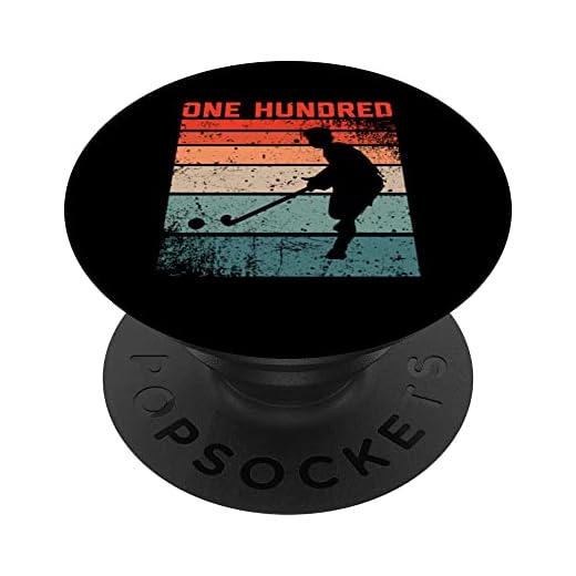 100 Cumpleaños Hockey de campo 100 Años Hombre Mujer PopSockets PopGrip Intercambiable