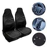 No mancha el asiento: la funda protectora del asiento del automóvil hecha de material impermeable es impermeable y resistente al desgaste, lo que puede evitar que la suciedad en la ropa de trabajo manche el asiento