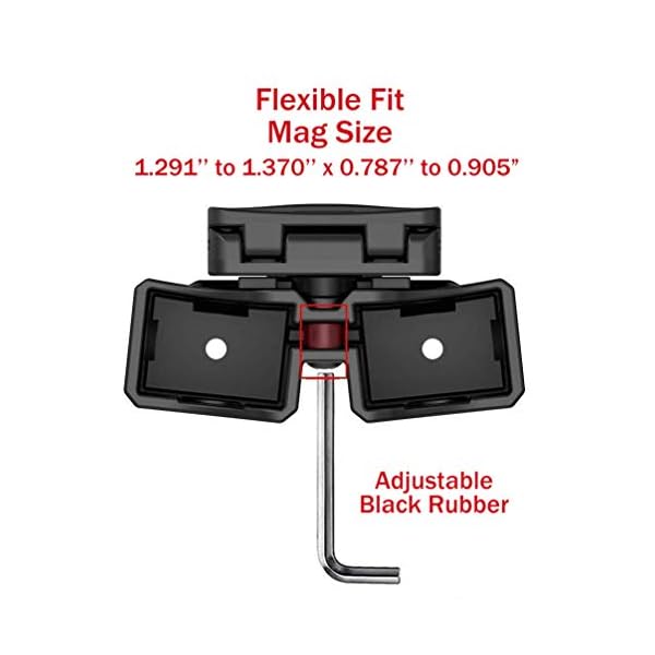 OWB-Double-Magazine-Holster-Universal-Magazine-Holder-for-9mm40-Dual-Stack-Magazines-fit-GlockSWRugerSig-SauerTaurusBerettaSpringfieldCZWaltherHK-Mags-Adjustable-Belt-Clip-Mag-Pouch OWB Double Magazine Holster, Universal Magazine Holder for 9mm/40 Dual Stack Magazines fit Glock/S&W/Ruger/Sig Sauer/Taurus/Beretta/Springfield/CZ/Walther/H&K Mags, Adjustable Belt-Clip Mag Pouch