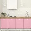 Hode Vinyl Wrap Pink Sticky Back Plastic Roll 60cmX5m, Pink Glitter Effect Self Adhesive Wallpaper for Furniture Stickers, Peel and Stick Kitchen Bathroom Covering Contact Paper (High Gloss) #3