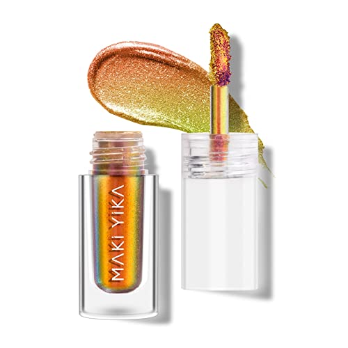 MAKI YIKA Glitter Eyeshadow Liquid Bronzer Gold Color Shifting Eyeshadows