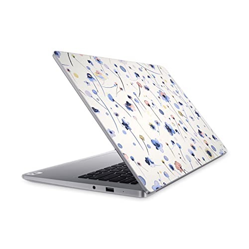 Autocollant PC portable Mi Notebook 14 peau vinyle bleu