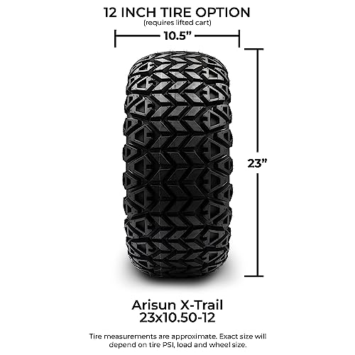 Arisun X-Trail 23x10.50-12 DOT Golf Cart Tire All-Terrain (6-Ply) - Set of Four