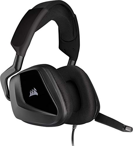 CORSAIR VOID ELITE STEREO Cuffie da Gioco Cablate Multipiattaforma - Microfono Omnidirezionale - Padiglioni Auricolari Microfibra - PC, Mac, PS5, PS4, Xbox, Nintendo Switch, Mobile - Carbonio - Cuffia gaming - Immagine 11