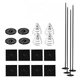 20-pcs Car Radiator Fan Installation Kit - Full Set for Electric Radiator Cooling Fan Setup, Equipped with Cable Ties Transmission Cooler Bracket Compatible with Most Vehicle Models