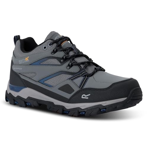 Regatta Mens Holcombe Low III Walking Shoes, Granite Moonlight Denim, 10.5