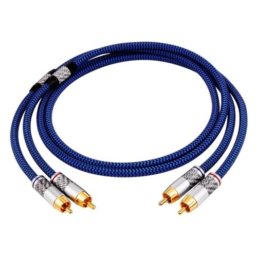 Câble audio 6N OCC mâle vers mâle plaqué or : l'excellence acoustique de 5m
