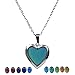 IPOTCH Joya del Corazón Colgante Cambio de Color Emoción Sentimiento Collar
