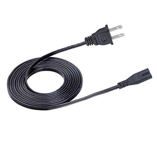 8Ft AC TV Power Cord for TCL Roku Samsung LG Haier Sony Insignia Jvc Sharp Toshiba Vizio Hisense Ultra HD Smart LCD TV Replacement 2 Prong IEC C7 Power Cord Charger Cable by Saireed - Image 6