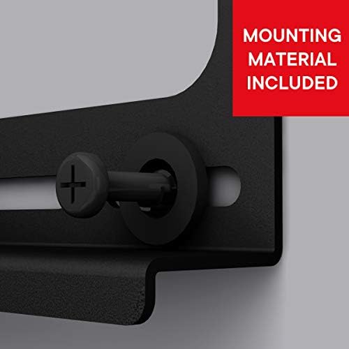 One For All TV Bracket  Fixed Wall Mount  Screen size 32-90 Inch - For All types of TVs (LED LCD Plasma)  Max Weight 100kg  VESA 100x100 to 600x400 - Free Toolbox app  Black  Smart Line  WM2611