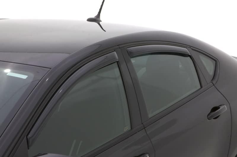 Auto Ventshade [AVS] In-Channel Ventvisor | 2013 - 2016 Dodge Dart - Smoke, 4 pc. | 194529