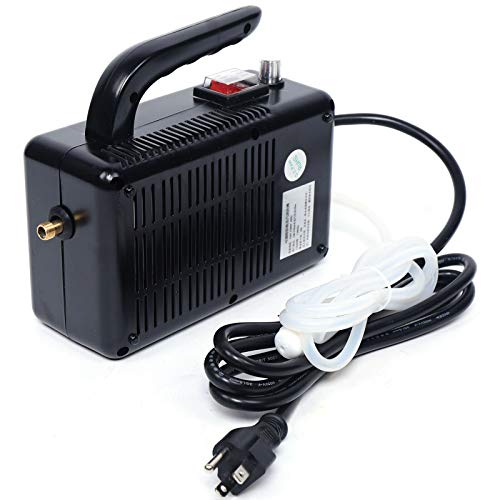 CNCEST High Pressure Steam Cleaner Machine Handheld Mobile Steamer Machine 1600W High Temperature Washer Spray Cleaner for Home Kitchen Air Conditioner Range Hood Car (Black)