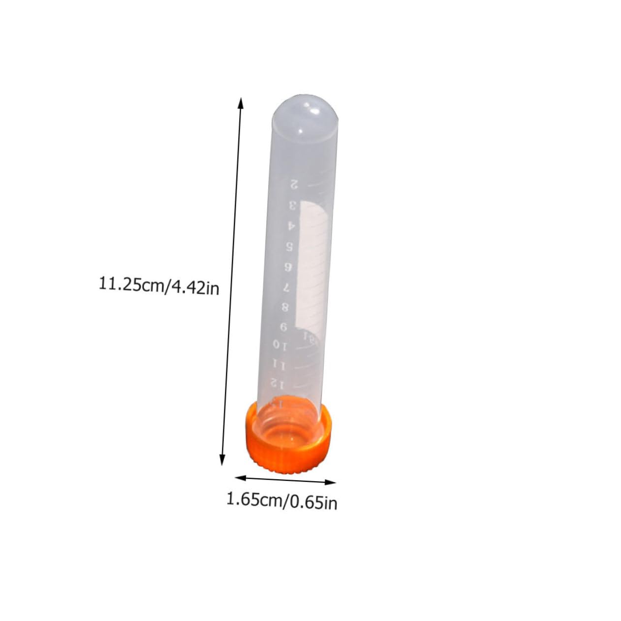 Gatuida Zentrifugenröhrchen 15ml mit Schraubkappe aus PE 100 Stück