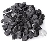 Shungite for Water - Karelian Shungite Stones - Pouch Kit for Water Purification - Contains Antioxidants (Raw Shungite 8 Oz)