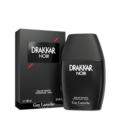 Guy Laroche Drakkar Noir Eau De Toilette Spray for Men - 3.4 Oz, 100.6 ml (Pack of 1)