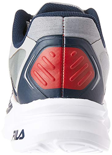 Tênis Racer Move, Fila, Masculino, Prata/Marinho/Vermelho, 40