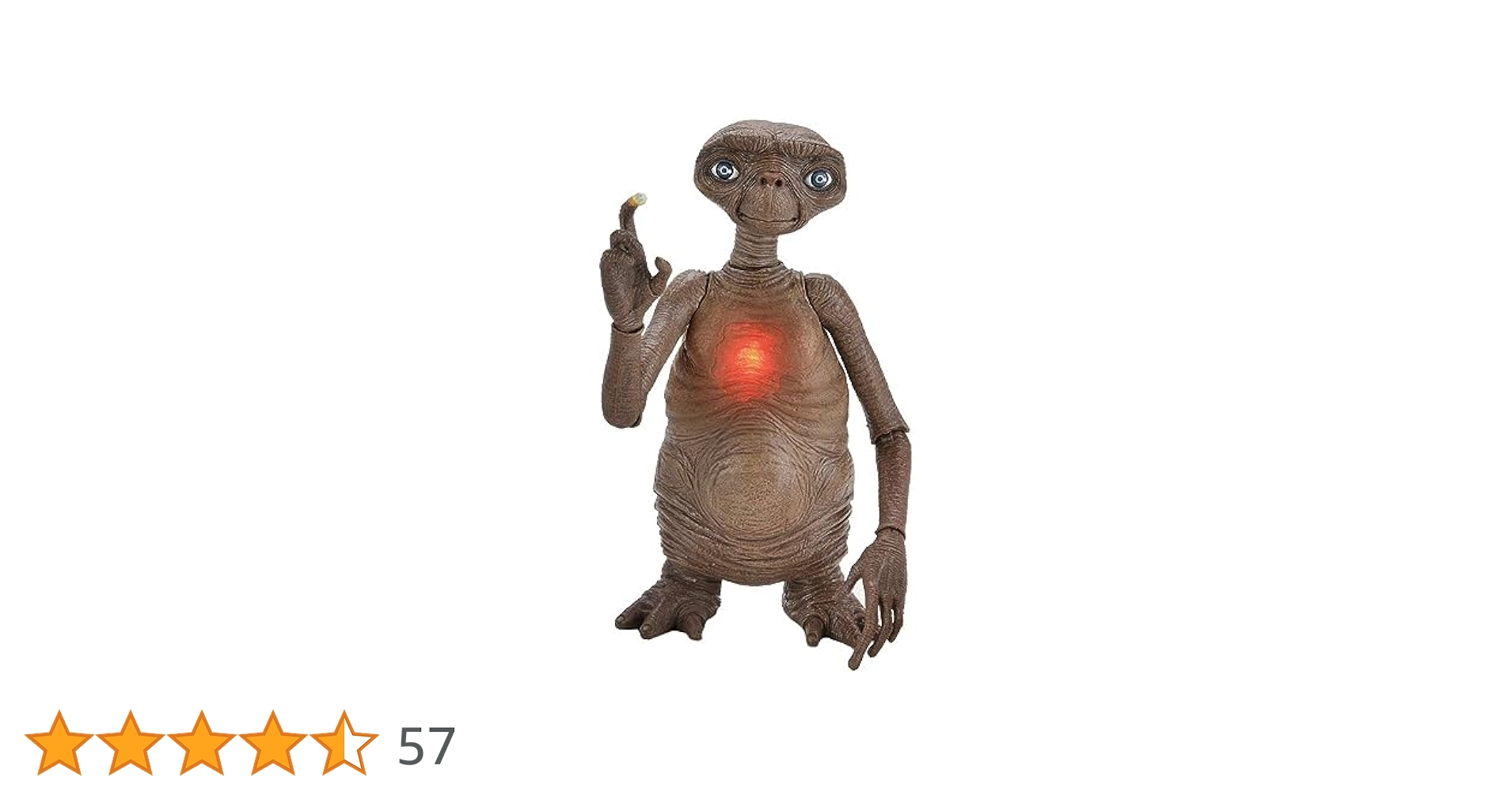 E.T. 7&quot;アクションフィギュア デラックス E.T. with LED Amazon | E.T. 7
