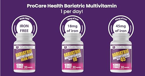 Procare Health 45MG30CTCAP Bariatric Multivitamin With Iron 45Mg  thumb #7