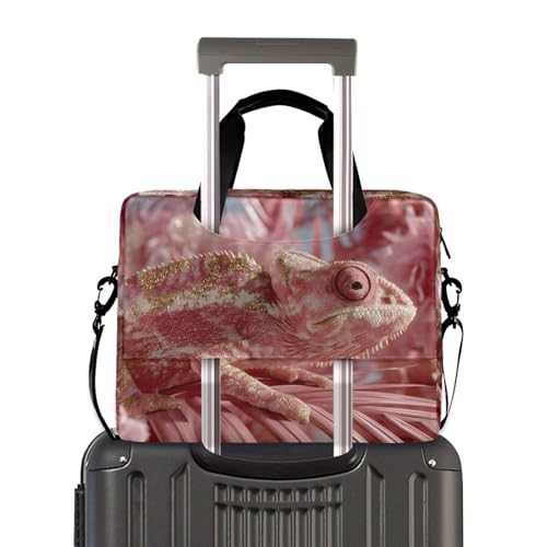 Bolso para portátil con estampado camaleón y múltiples bolsillos miniatura 4
