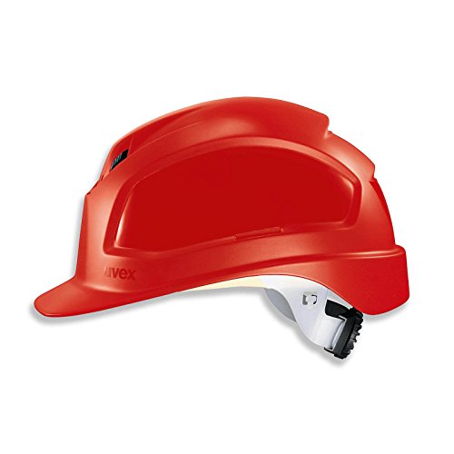 UVEX Schutzhelm pheos B-WR - Arbeitsschutz-Helm, Baustellenhelm, Bauhelm - EN 397, Farbe:rot