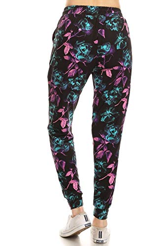 Image of Leggings Depot Premium Jogger Women's Popular Print High Waist Track Pants(S-XL)