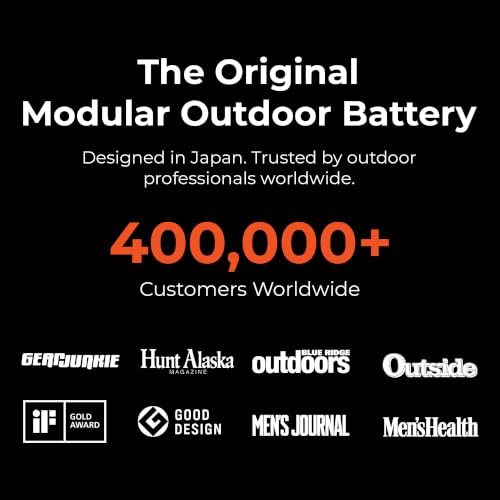 Image of ELECOM NESTOUT Rugged Power Bank, 15000mAh Outdoor Charger, 32W USB-C Fast Charging PD, Waterproof IP67, Durable Shockproof, Battery Pack for iPhone Tablet Hiking Travel Camping (Orange, 15000mAh)