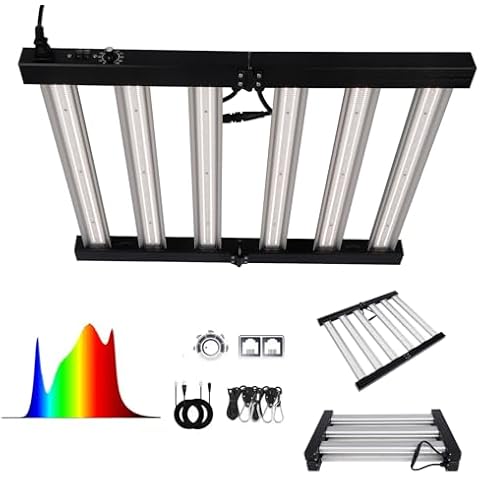 Sunlight LED Grow Light, 6000K Full Spectrum, 2x3W Dimmable, for Indoor Gardening (320, Watts) Cover
