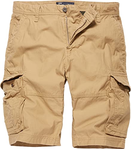 Vintage Industries Rowing Shorts (Dark Khaki, XS)