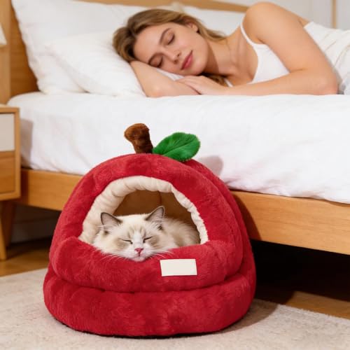 Camas para gatos de interior semicerradas para evitar corrientes en terrazas 3