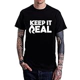 Men's Faze Rain Keep it Real Tee Shirt Black Cool