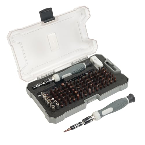 Image of Spartan 107 in 1 Precision Screwdriver Tool Set | Multi-Purpose Magnetic Repair Kit with Storage Case for Mobile, Laptop, Watch, Camera, Electronics & DIY Repair Use