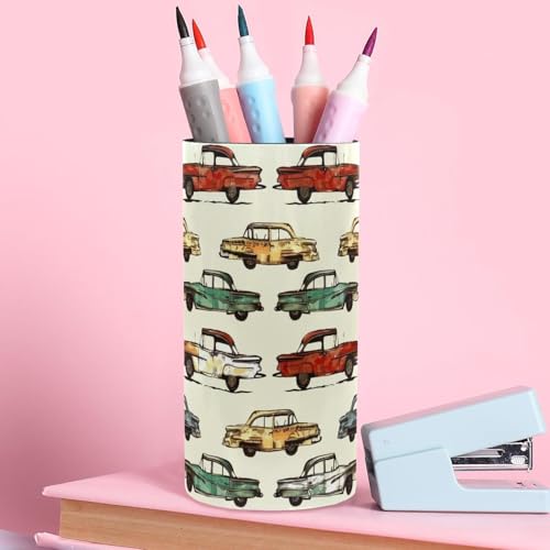 Pot à crayons voiture rétro pour embellir votre espace de télétravail - 7