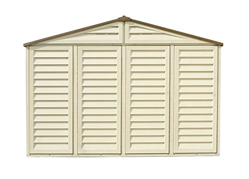 Duramax WoodBridge Plus 10.5' x 10.5' Schuppen – Beige/Braun, 320.8x318.7x222.0 cm – Bild 6