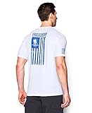 Under Armour Men's WWP Freedom Flag T-Shirt Medium White