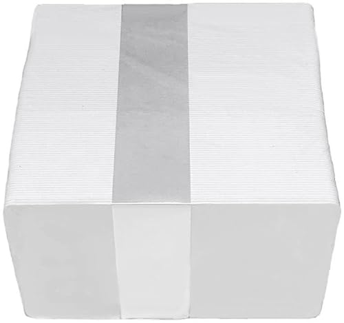 Cartões em PVC Branco para Crachás e Cartões 0,76mm de espessura – Pacote com 100 Unidades