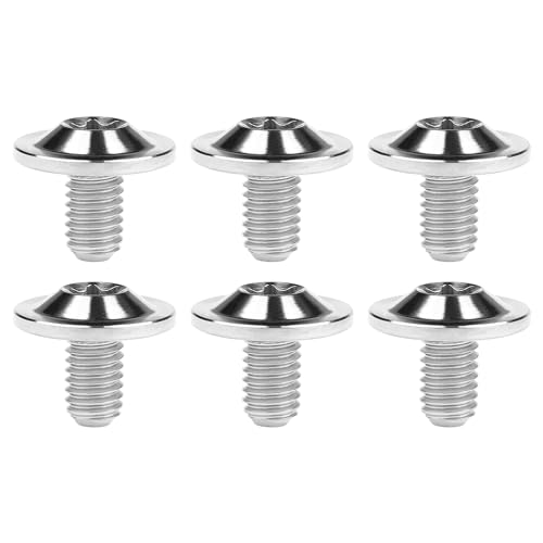Image of Titanium Bolt Torx Head M6x10 15 20mm Screw for Bicycle Motorcycle Car Modification Pack of 6 (Titanium, M6x10mm)