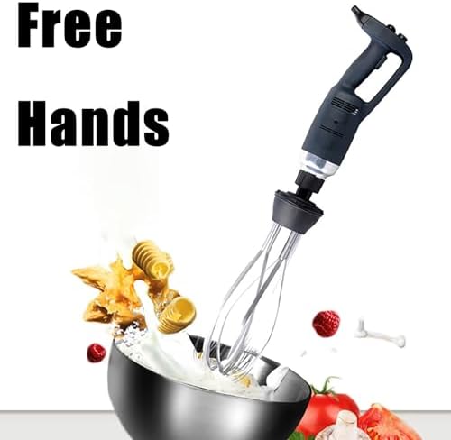 500W Commercial Electric Handheld Blender - Variable Speed Immersion Mixer with Detachable Shaft, Professional Emulsifier for Restaurant Kitchen (30cm/11.8in)
