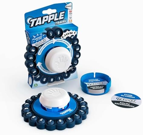 TAPPLE Travel (VF), Jeu de Mots - Format Voyage, 2 à 8 Joueurs, 8+, TAP05