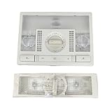 Gray Dome Reading Light Lamp Switch Compatible with VW Polo 9N 2002-2010 6QD 959 613 Y20 34D 959 613 6Q0959613 6Q0947291 6Q0 947 291(Big and Small Light)