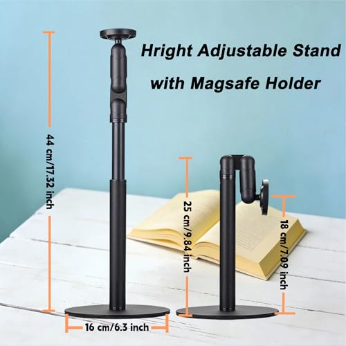 Magnetic Cell Phone Stand for MagSafe,Height Adjustable Holder for Desk by Hosann Century - Used condition - Image 4