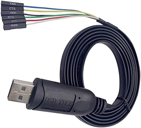 DSD TECH SH-U09G USB to TTL Serial Cable Built-in FTDI FT232RL IC 1.8M/5.9FT