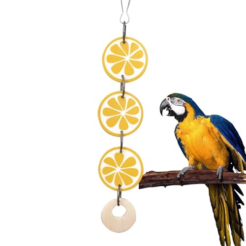 Brinquedos para mastigar pássaros,Fatias de Limão Brinquedos Periquitos Coloridos para Gaiola - Brin